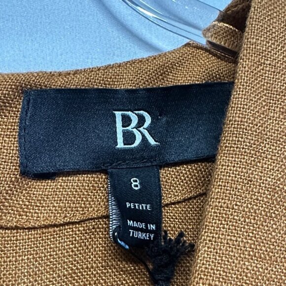 NWT Banana Republic Mari Draped Midi Dress Women's Petite 8 - Picture 3 of 5